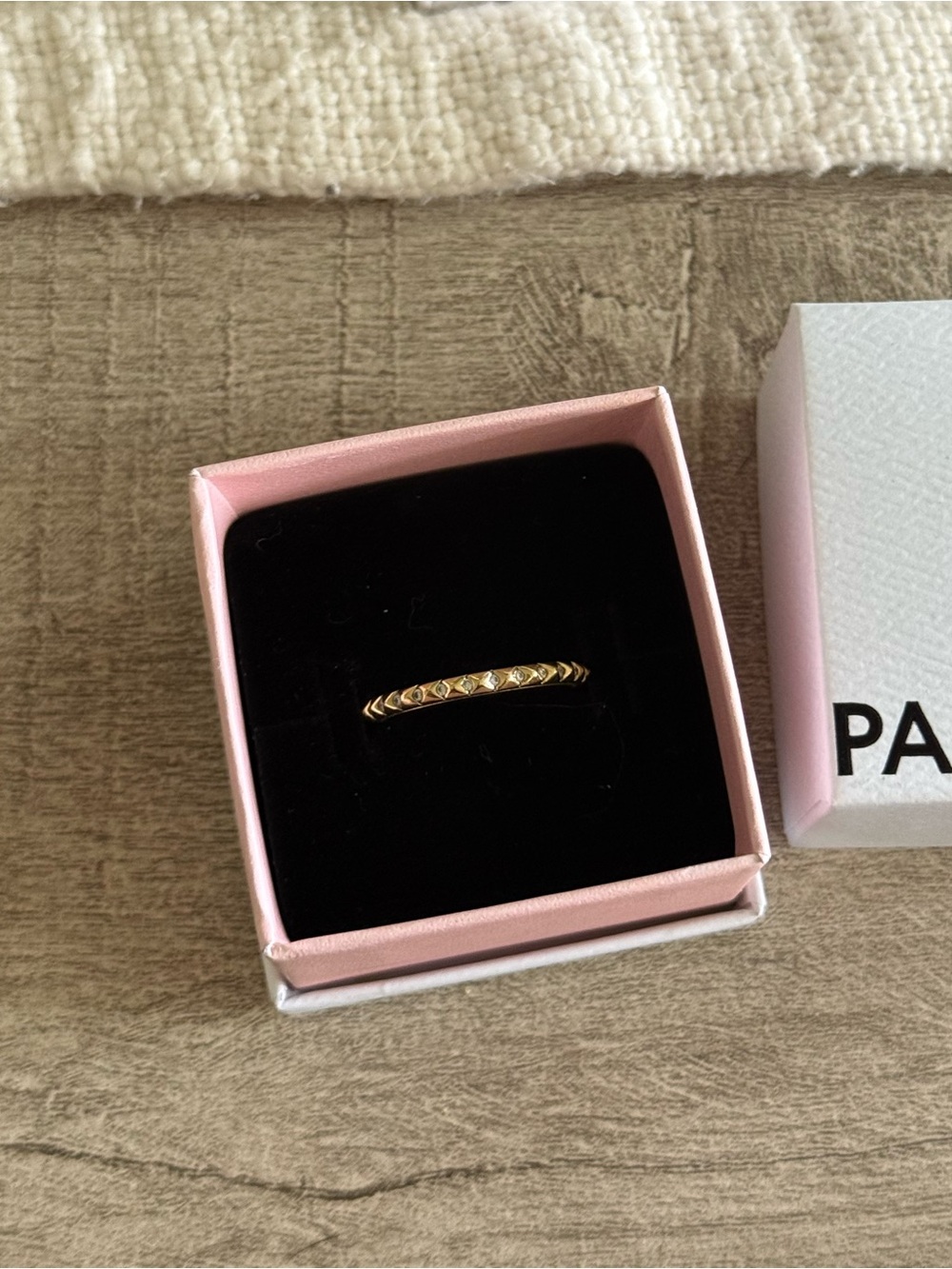 Pandora Gold Pattern Ring - Yellow Gold